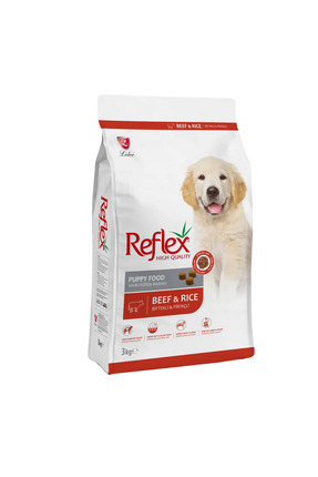 Biftekli ve Pirinçli Yavru Köpek Maması 3kg Image 0