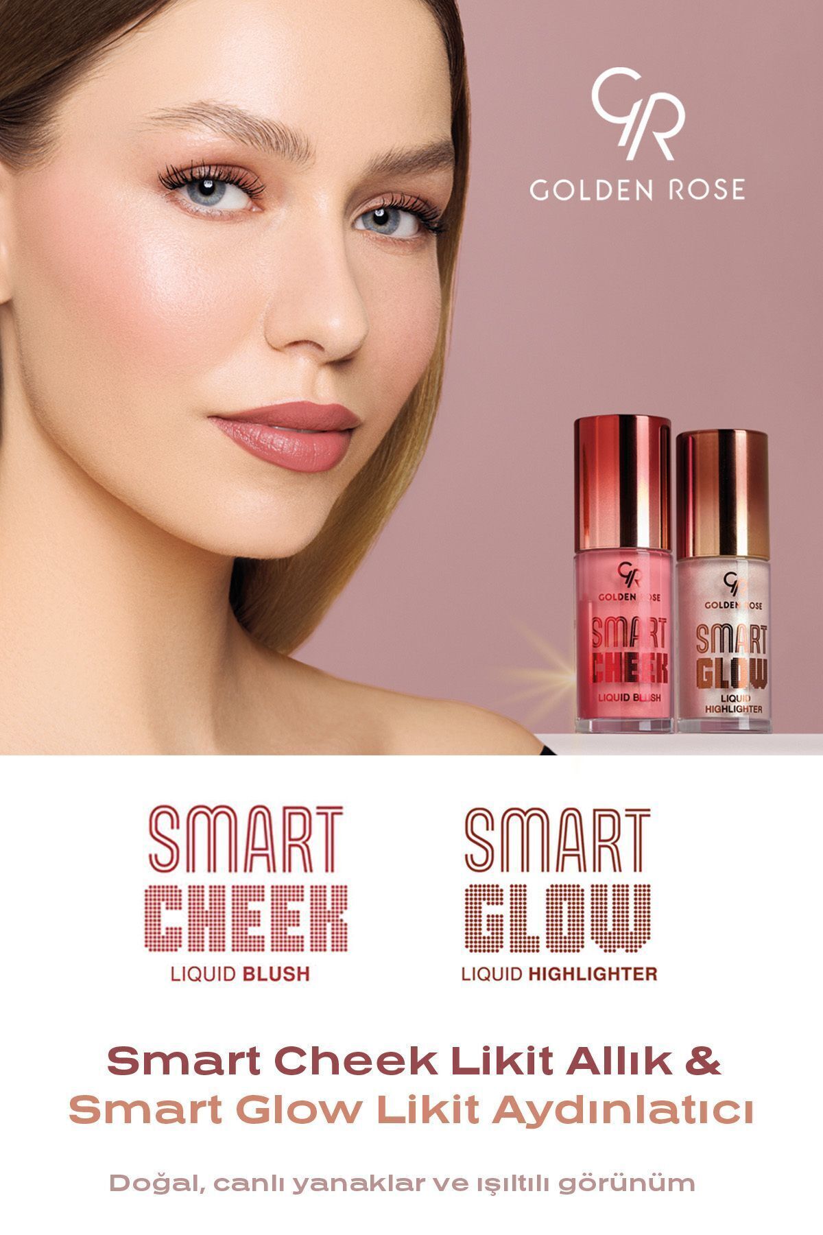 رژگونه مایع گونه اسمارت 101- رژگونه مایع صورتی برهنه 6 میلی لیتری