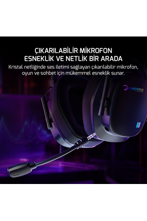 Kai Titanium Ultra Wireless 7.1 Surround Hi-Fi Rainbow Gaming (Oyuncu) Kulaklık Image 5
