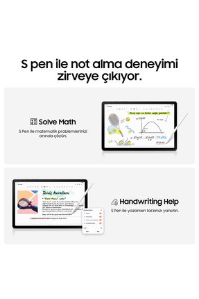 Galaxy Tab S10 Lite 6GB 128GB Gümüş Tablet Image 14