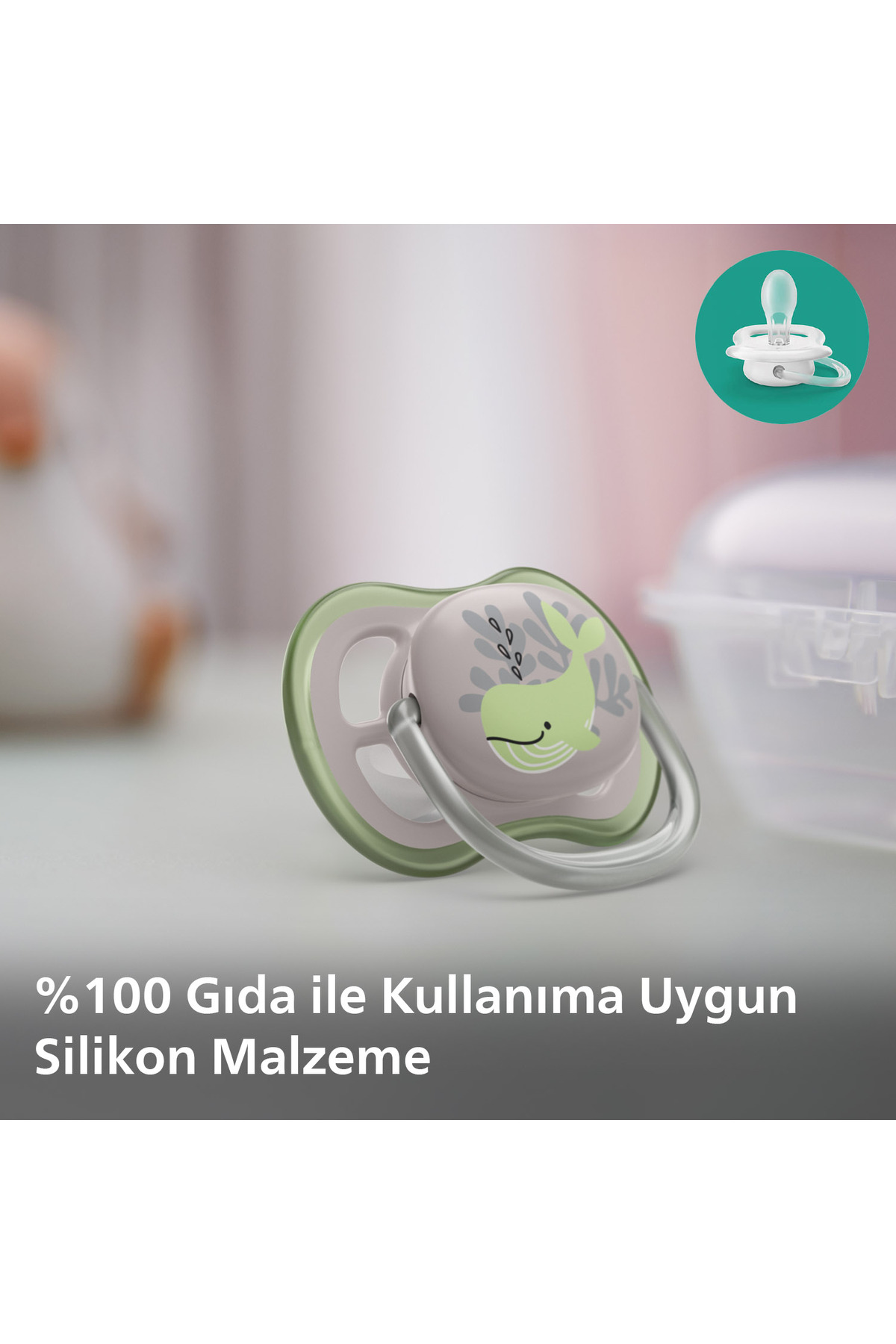 پستانک مردانه 6-18 ماهه SCF085/60 Ultra Air