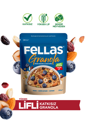 Granola - Yaban Mersini & Kuruyemiş 200g Image 0