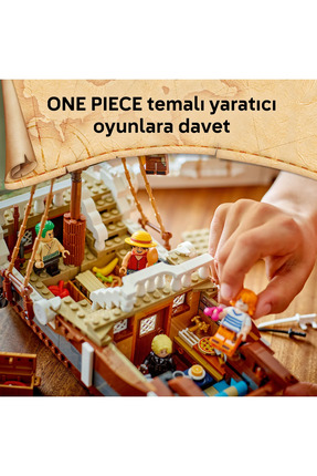 ® ONE PIECE Going Merry Korsan Gemisi 75639 - 10+ Çocuklar için Yaratıcı Oyuncak Yapım Seti (1376) Image 6