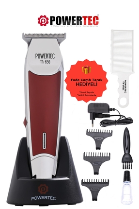 Tr-658 Şarjlı Tıraş Makinesi | Sakal, Ense, Saç Kesim – Profesyonel Seri Image 0