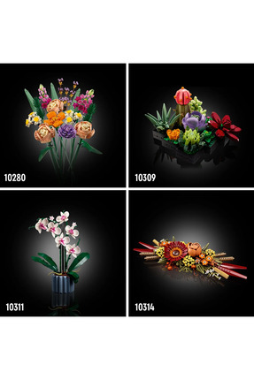 ® Botanicals Kır Çiçekleri Buketi 10313 - Yetişkinler için Koleksiyonluk Model Yapım Seti (939P) Image 8