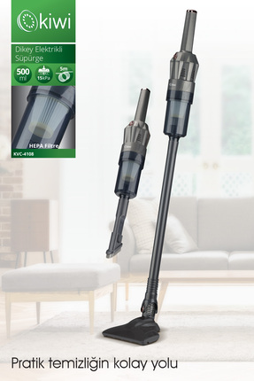 Kvc-4108 Dikey Elektrikli Süpürge Gri Image 0