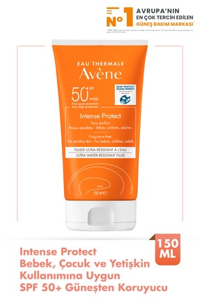 Intense Protect SPF 50+ Bebek, Çocuk ve Yetişkinler için Yüksek Korumalı Güneş Kremi 150 ml Image 0