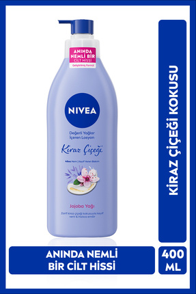 Değerli Yağlar Içeren Nemlendirici Vücut Losyonu 400ml, Kiraz Çiçeği, Jojoba Yağı, Kuru Cilt Tipleri Image 0
