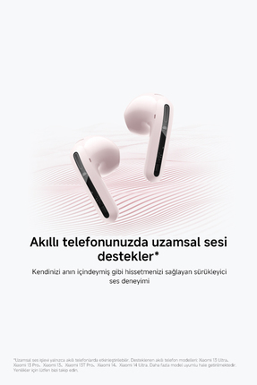 Redmi Buds 6 Active Pembe Kulakiçi Kulaklık- ANC Gürültü Engelleme BT 5.4 TWS (Xiaomi TR Garantili) Image 14