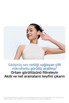 Redmi Buds 6 Active Pembe Kulakiçi Kulaklık- ANC Gürültü Engelleme BT 5.4 TWS (Xiaomi TR Garantili) Image 4