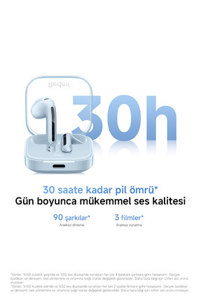 Redmi Buds 6 Active Pembe Kulakiçi Kulaklık- ANC Gürültü Engelleme BT 5.4 TWS (Xiaomi TR Garantili) Image 5