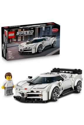 ® Speed Champions Bugatti Centodieci 77240 – 9+ Yaş için Yarış Arabası Oyuncak Yapım Seti (291P) Image 0