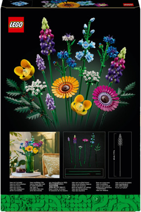 ® Botanicals Kır Çiçekleri Buketi 10313 - Yetişkinler için Koleksiyonluk Model Yapım Seti (939P) Image 3