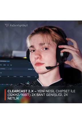 Arctis Nova 5 Wireless 2.4Ghz ve Bluetooth Siyah Gaming (Oyuncu) Kulaklığı Image 7