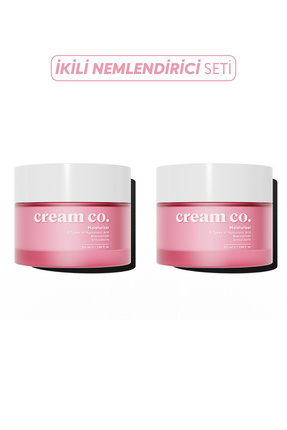 İkili Moisturizer Canlandırıcı Cilt Tonu Eşitleyici Aydınlatıcı Su Bazlı Nemlendirici Yüz Kremi Seti Image 0
