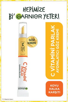 C Vitamini Aydınlatıcı Göz Kremi (Niasinamid + Kafein) Image 0