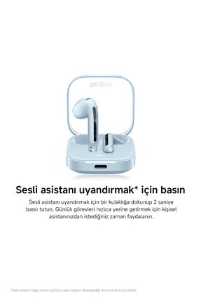 Redmi Buds 6 Active Pembe Kulakiçi Kulaklık- ANC Gürültü Engelleme BT 5.4 TWS (Xiaomi TR Garantili) Image 9