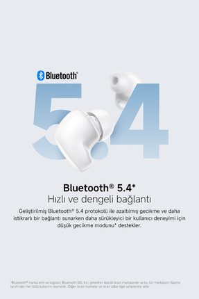 Redmi Buds 6 Play Beyaz Kulakiçi Kulaklık- Gürültü Engelleme BT 5.4 TWS (Xiaomi TR Garantili) Image 11