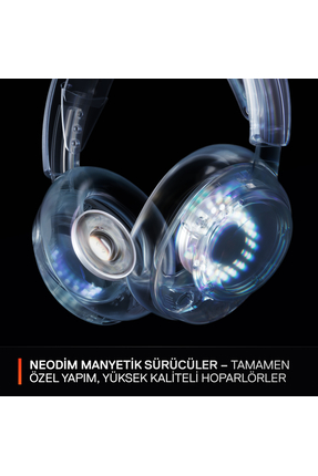 Arctis Nova 5 Wireless ve Bluetooth Kablosuz Gaming Kulaklık - Beyaz Image 3