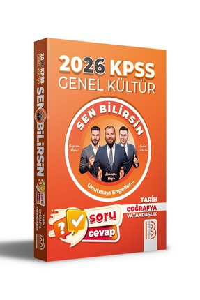 Benim Hocam KPSS 2026 Genel Kültür Sen Bilirsin Tarih Coğrafya Vatandaşlık Soru Cevap Kitabı Image 1