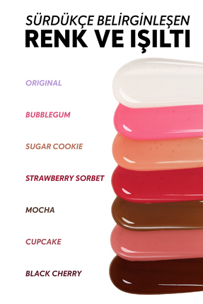 Nemlendirici Parlatıcı 3in1 Lip Balm | Dudak Bakım | Black Cherry Bordo | Hyaluronik Asit Seramid Image 4