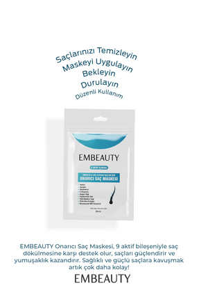 9 Aktifli Aşırı Yıpranmış Ve Dökülen Saçlar Için Hızlı Saç Uzatan Besleyici Onarıcı Saç Maskesi Image 5