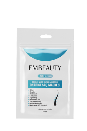 9 Aktifli Aşırı Yıpranmış Ve Dökülen Saçlar Için Hızlı Saç Uzatan Besleyici Onarıcı Saç Maskesi Image 6