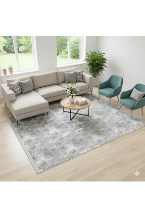 Modern Pamuklu Halı Örtüsü Savan 6m2 Dokuma 200x300 Lastiksiz Image 0