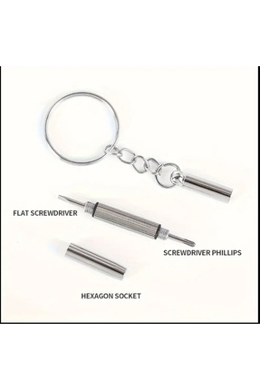 GUANGZHOU 2 adet Hassas Gözlük Tornavida Seti, Taşınabilir Çelik Gözlük Onarım Alet Seti Image 2