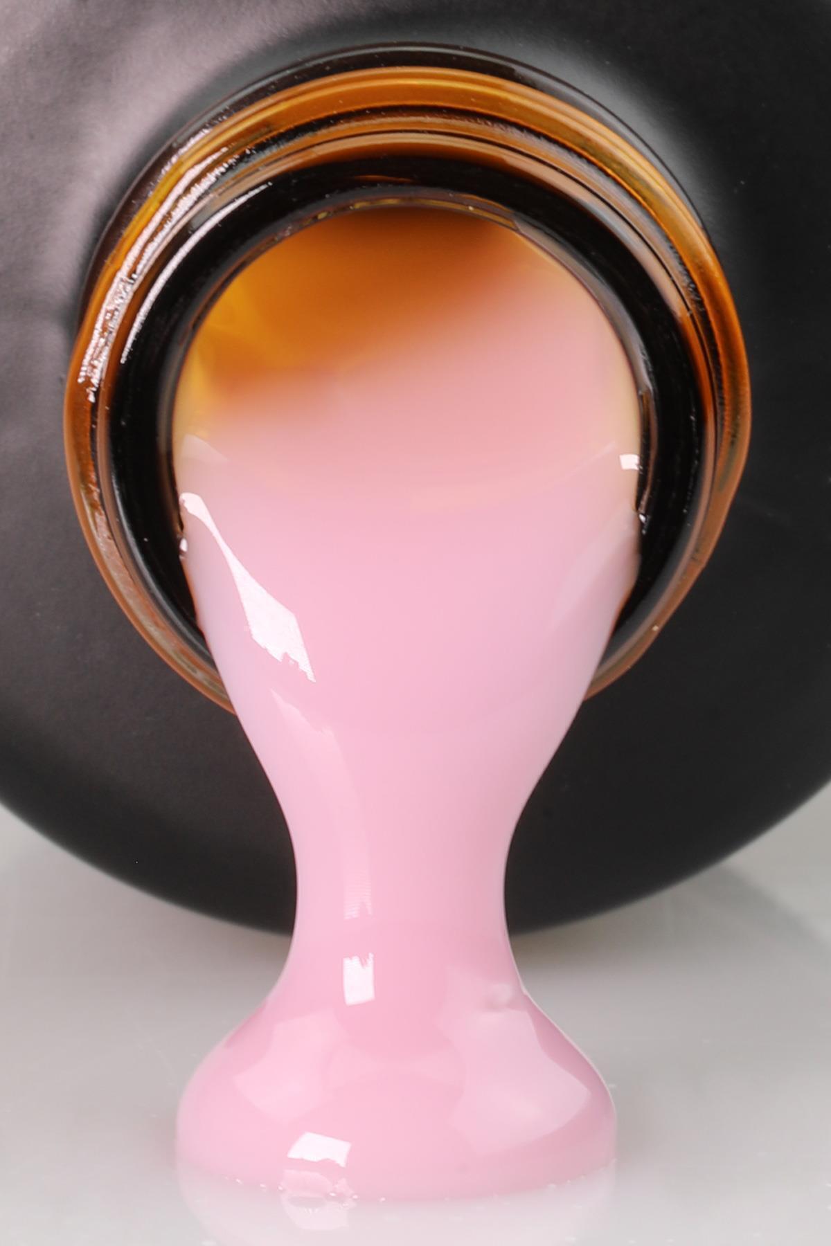 ژل در بطری شماره 10، ژل ناخن مصنوعی با برس هوشمند، نیمه شفاف یاسی روشن، 18 میلی لیتر، بدون TPO