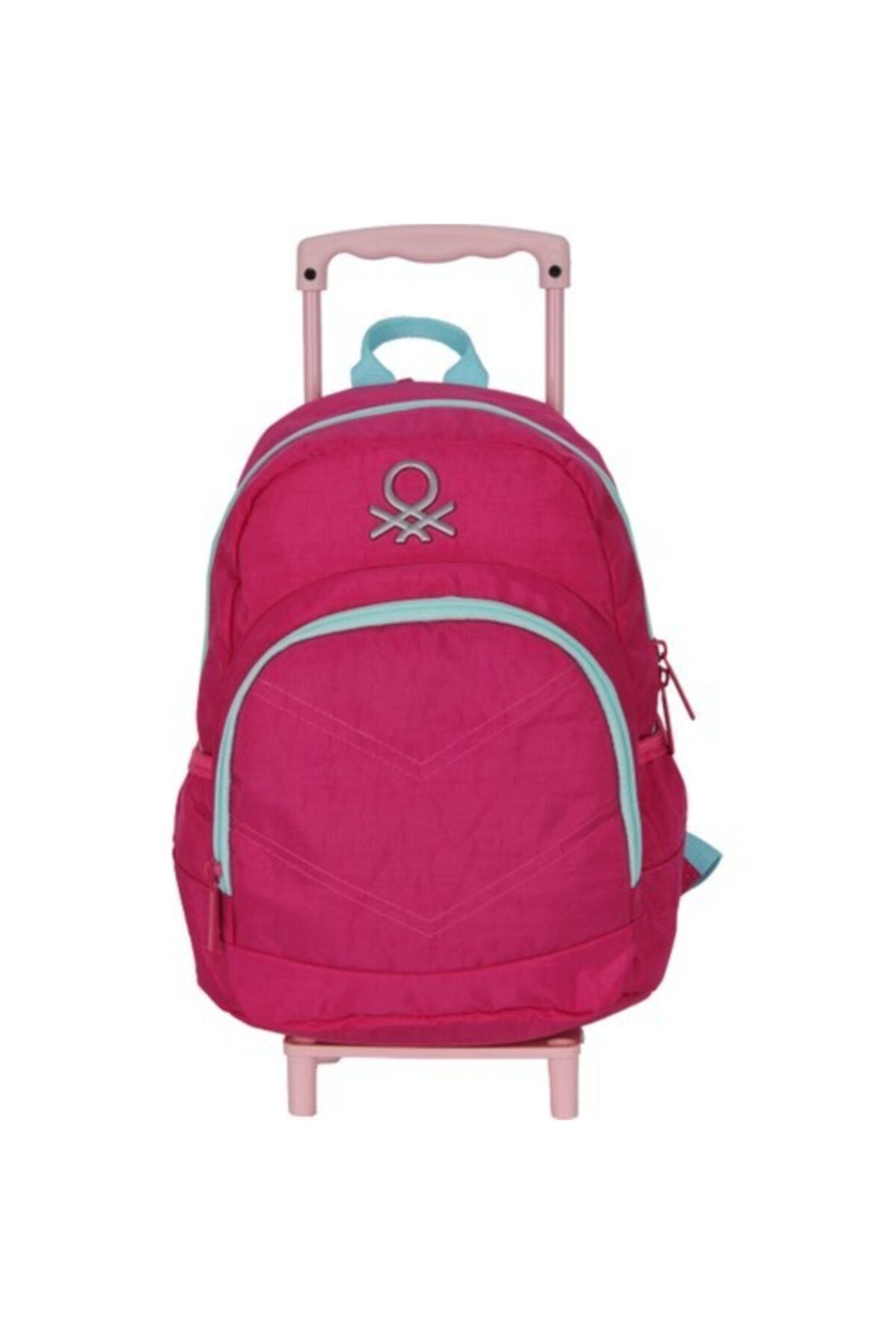 United Colors of Benetton Krinkıl Çekçekli Anaokulu Çantası 70438 Pembe