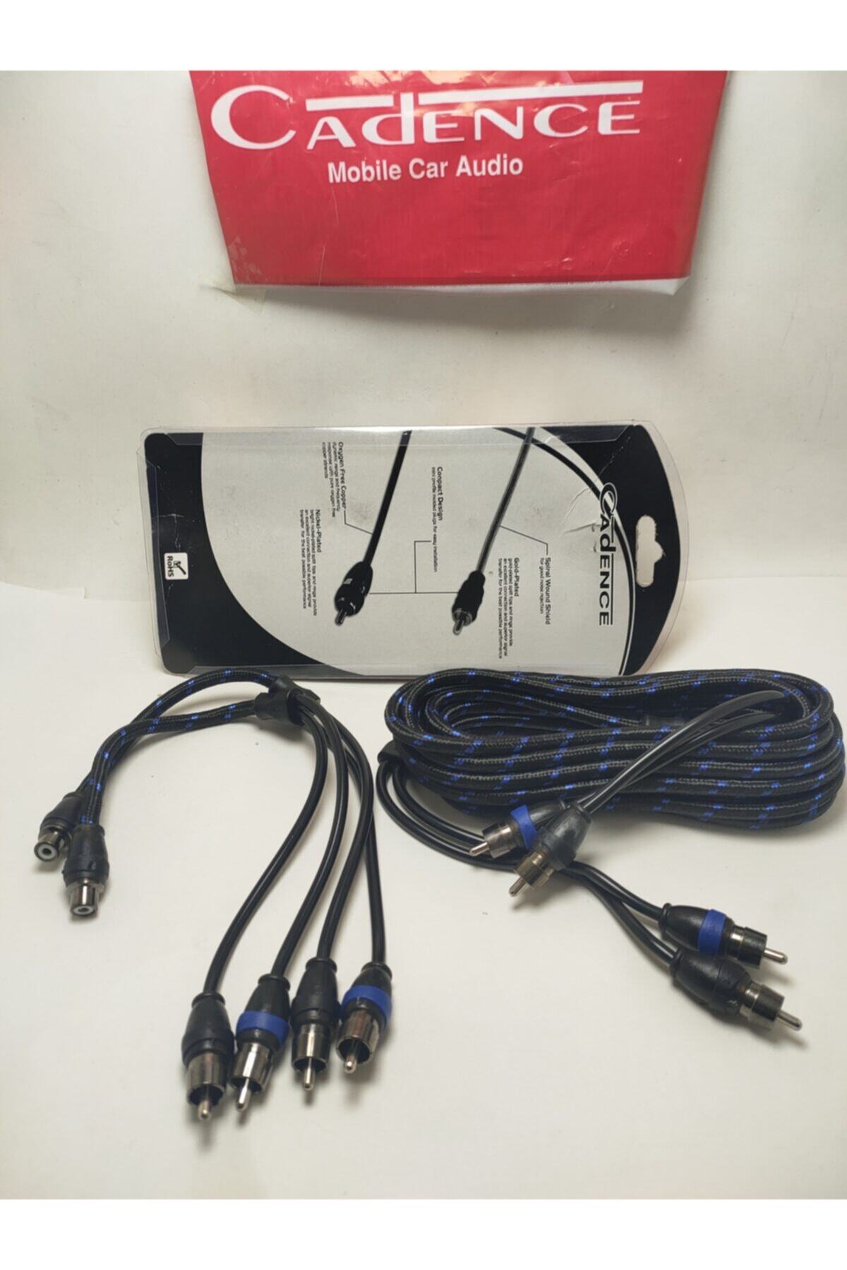 Cadence 5mt %100 Bakır Ipek Rca Dek Kablo 2 Adet Bakır Y Kablo