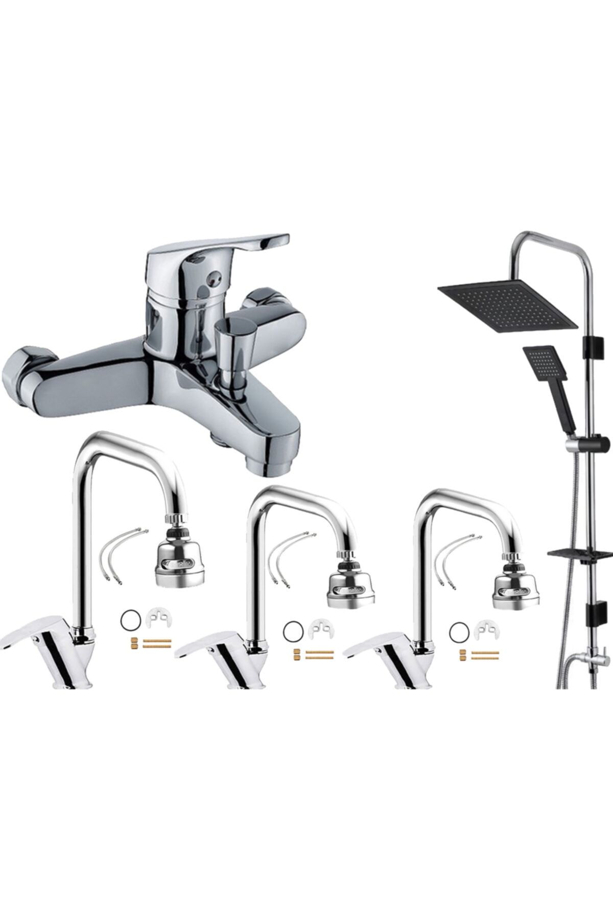özbay ısı sanayii ö şekil Mutfak Banyo Lavabo Bataryaları Pirinç Tasarruf Başlıklı Muslukları Ve Diamond Robot Duş