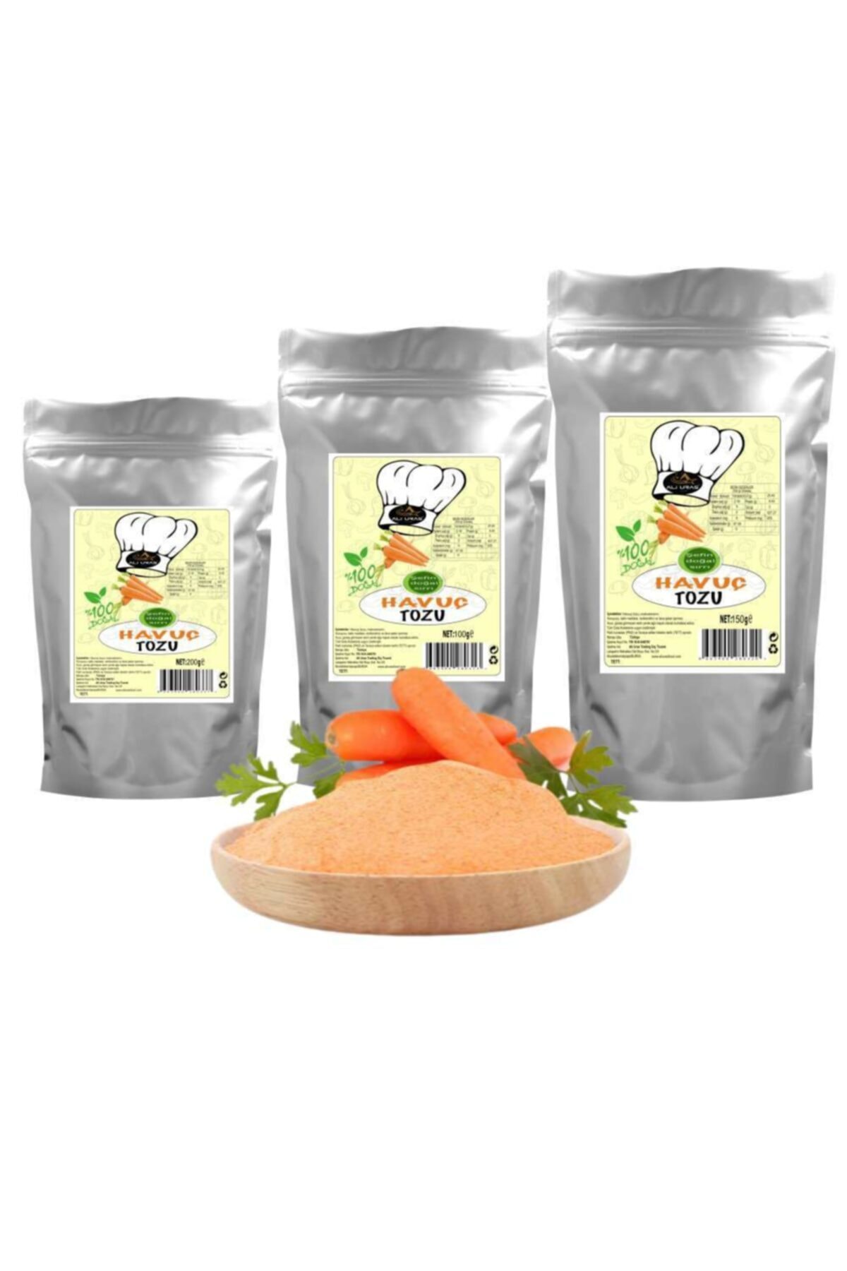 Ali Uras Food 200 Gr Havuç Tozu