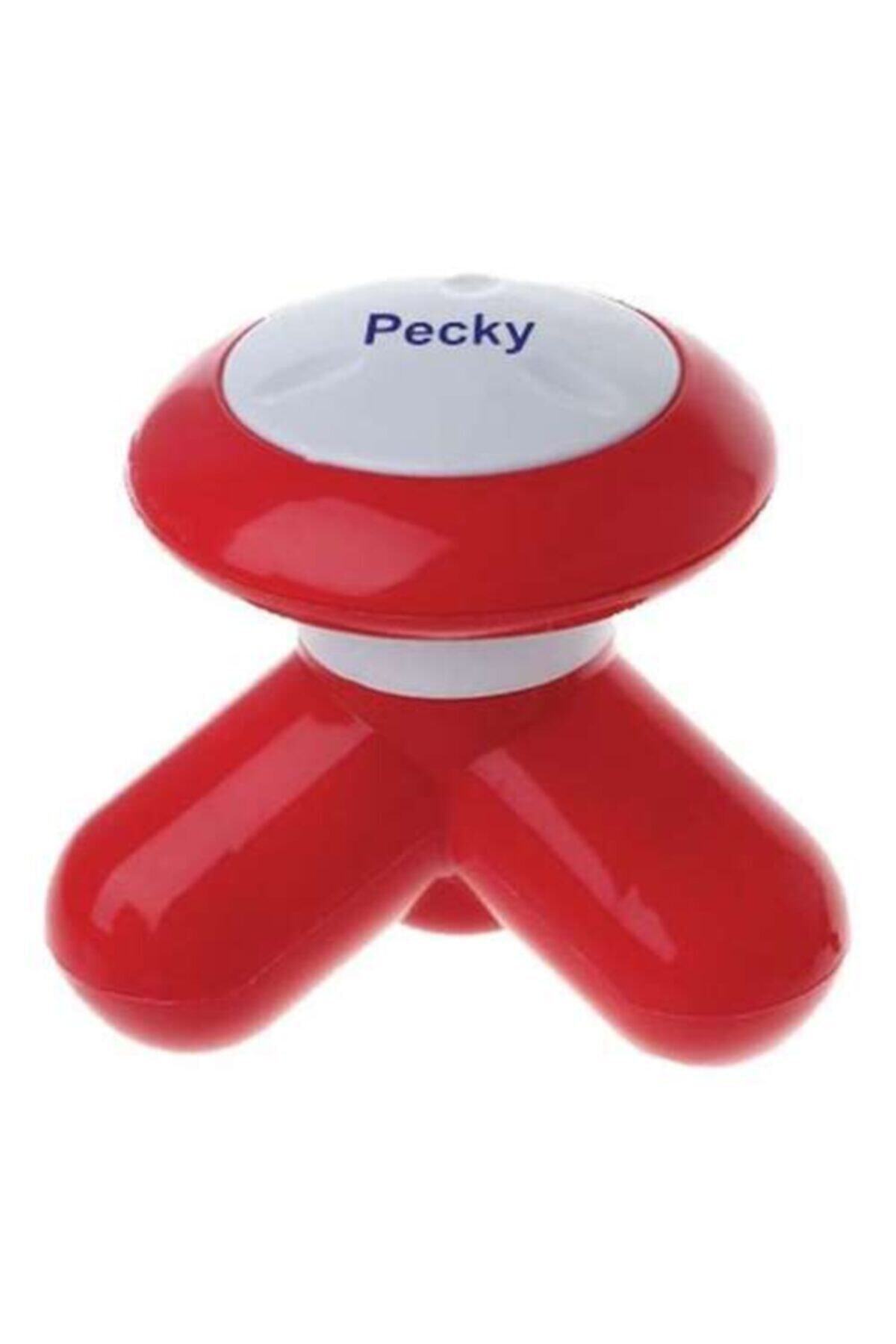 PECKY Kırmızı Mini Masaj Aleti