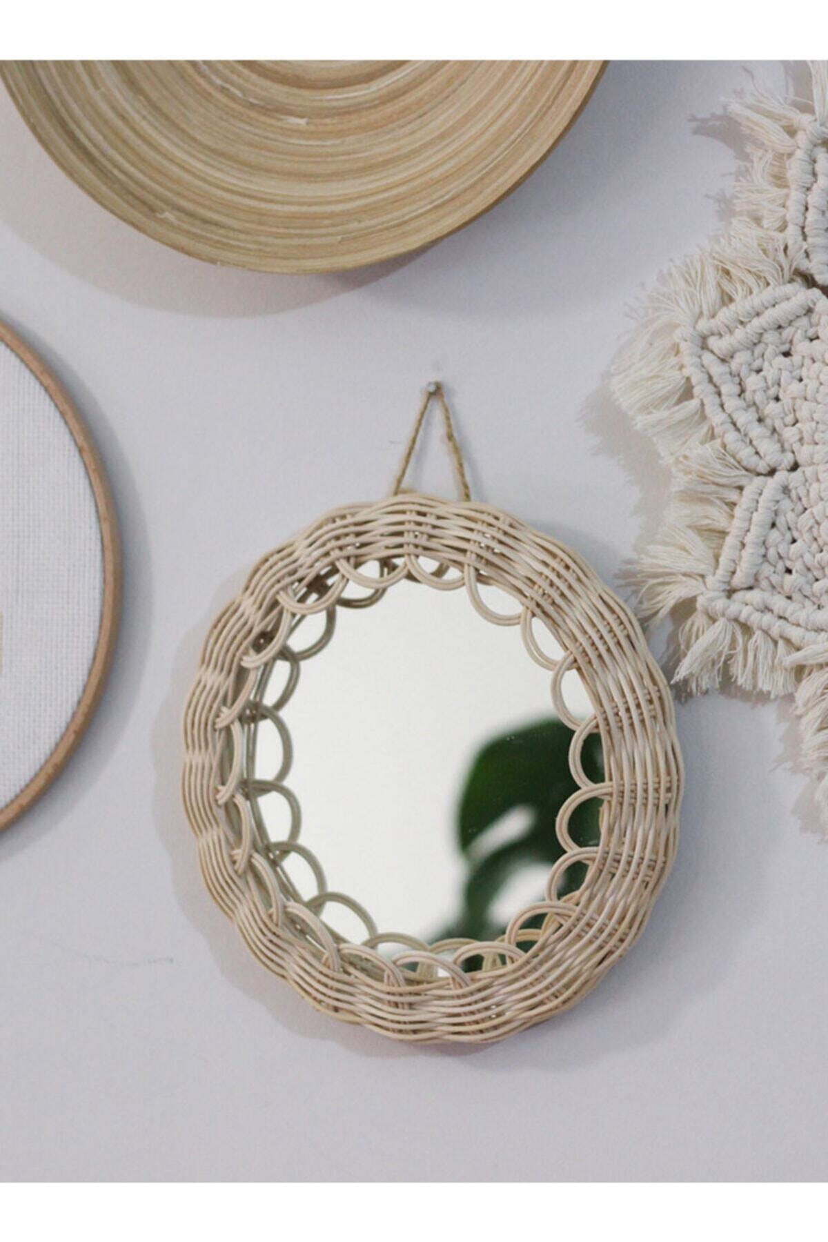 Derindere Aquatics Rattan Hasır Ayna