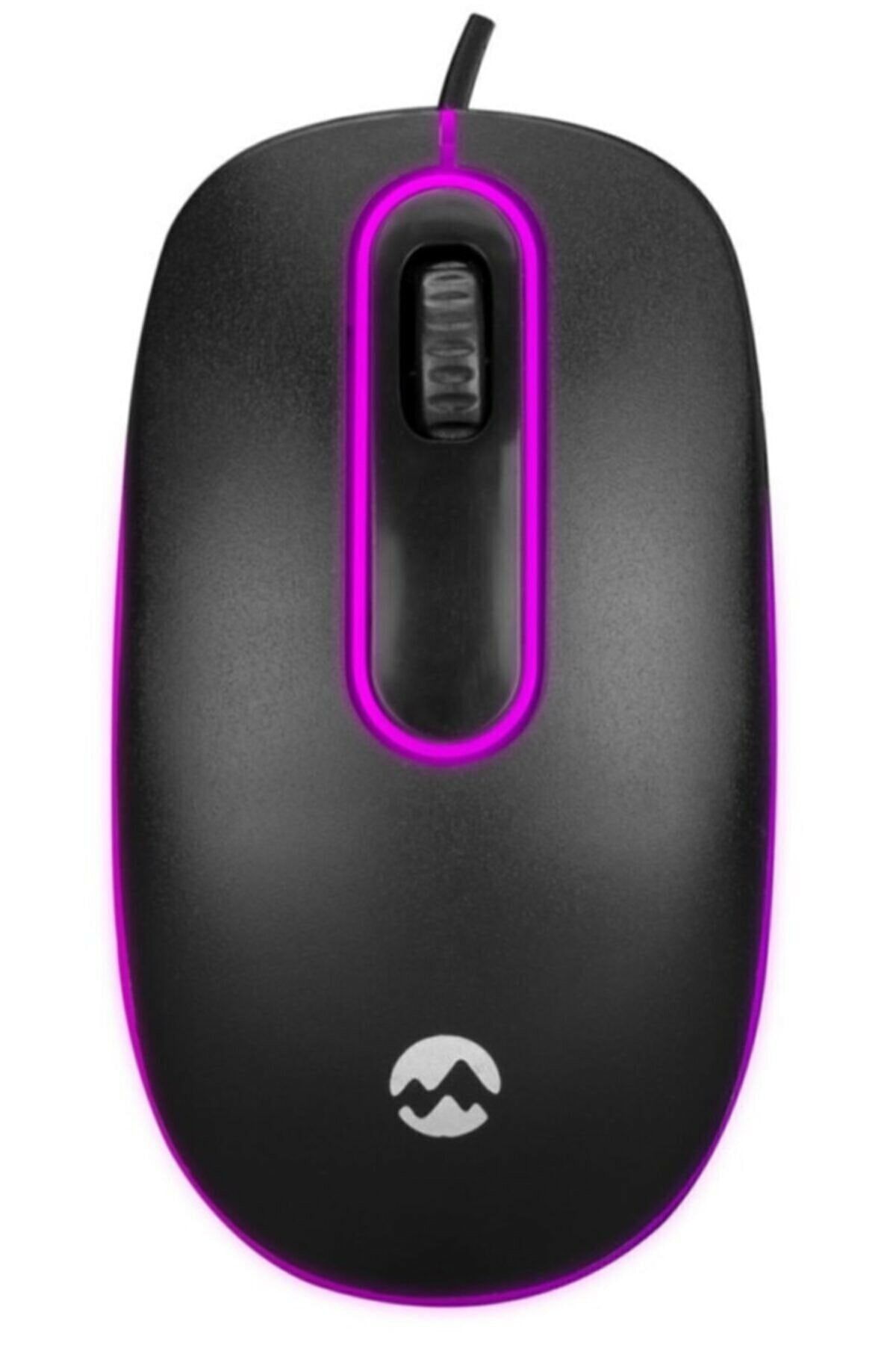 Everest Mouse Optik Işıklı Sm-166 7 Renk Işıklı 1200 Dpi-siyah