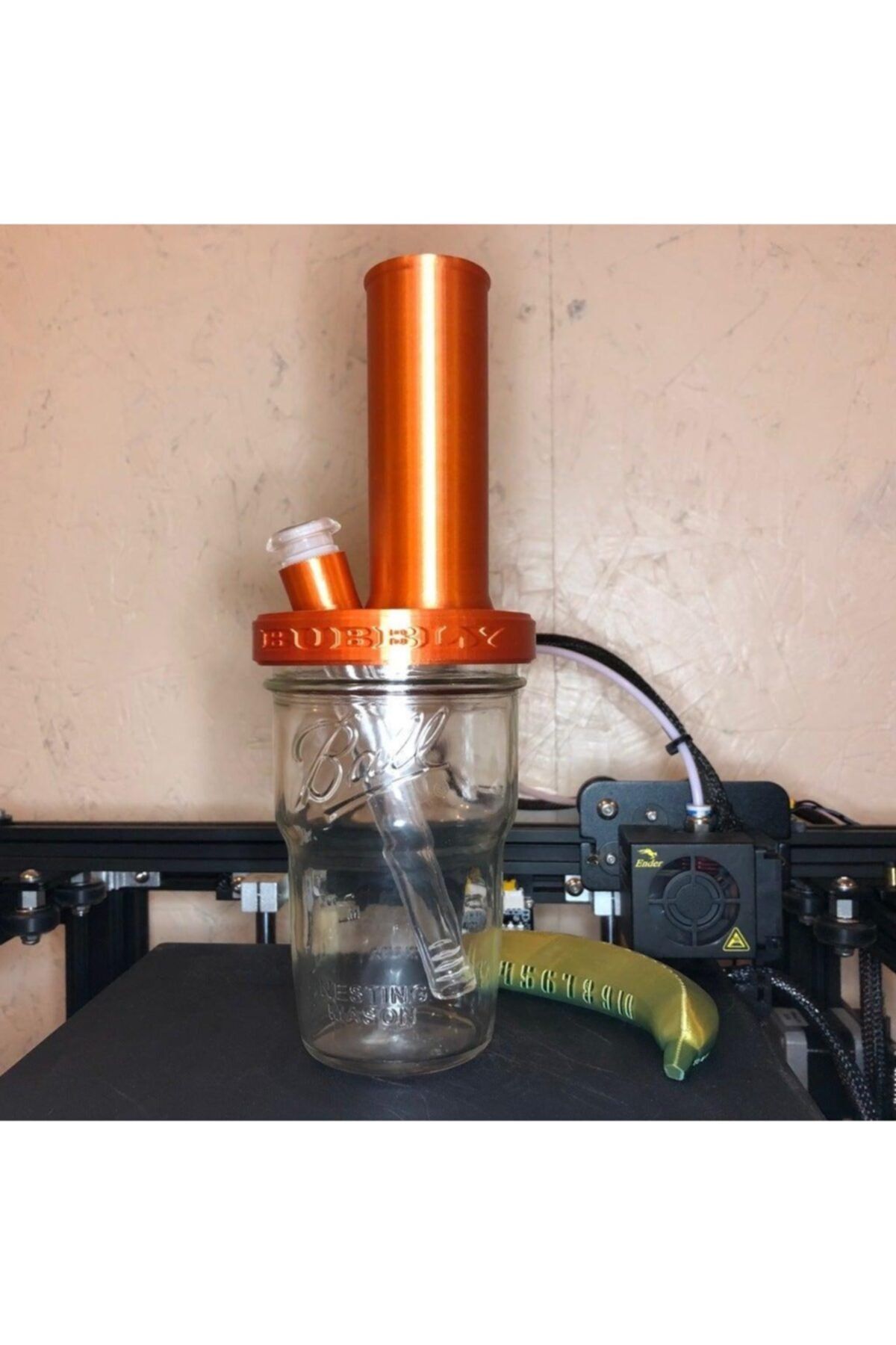 Skygo Stubby Kabarcıklı: Mason Jar Bong Plastik Aparat