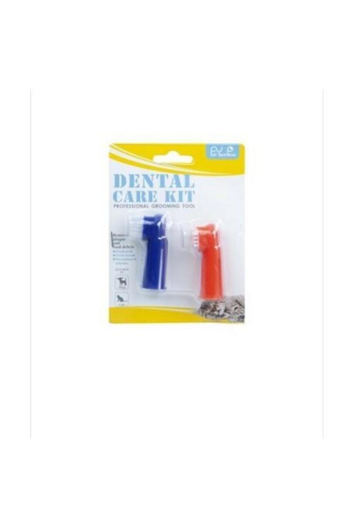 Orijin Kedi Köpek Parmak Diş Fırçası 2'li Set