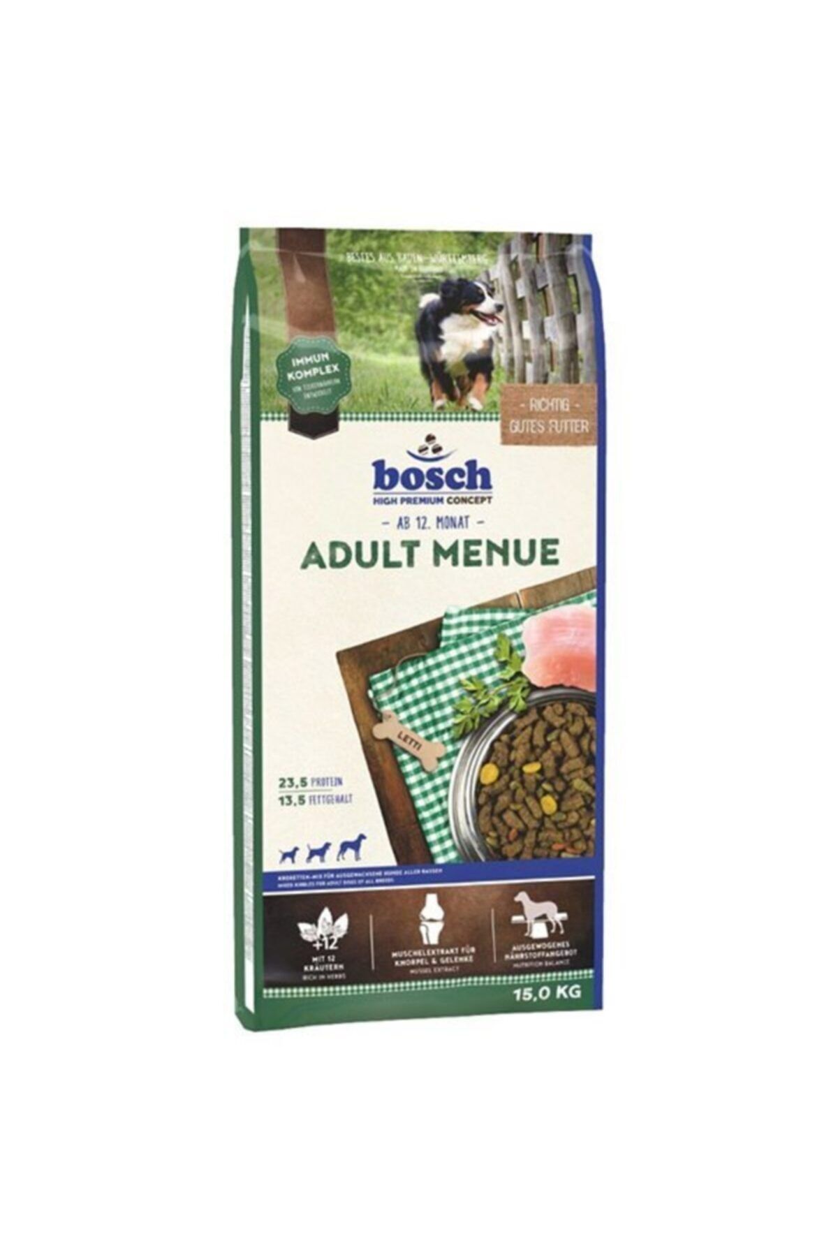 Bosch Menue Kümes Hayvanı Ve Sebzeli Yetişkin Köpek Maması 15 Kg