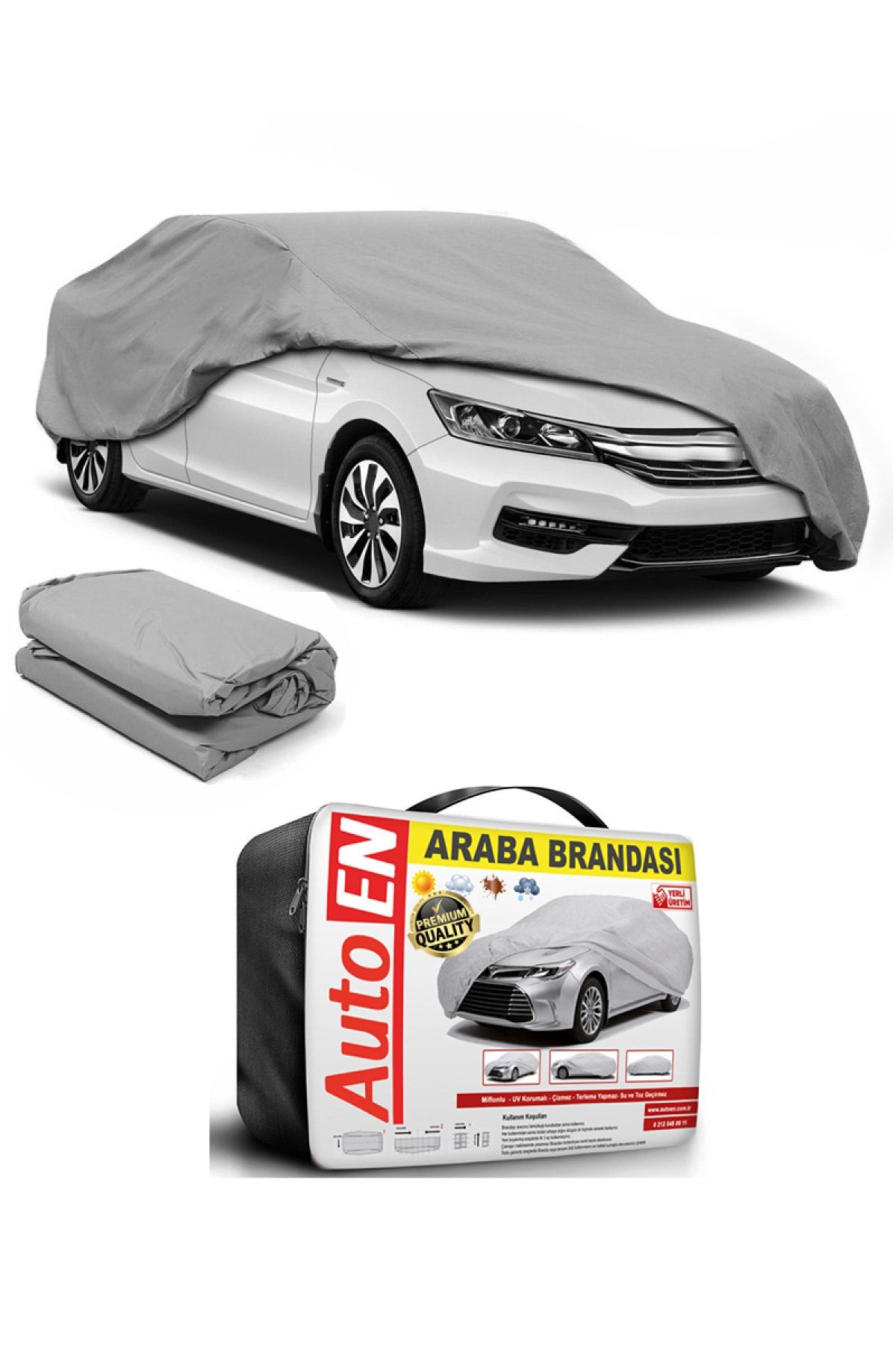 AutoEN Premium Kalın Honda Civic Sedan Araba Brandası Lüx Kalite (2016-2021)