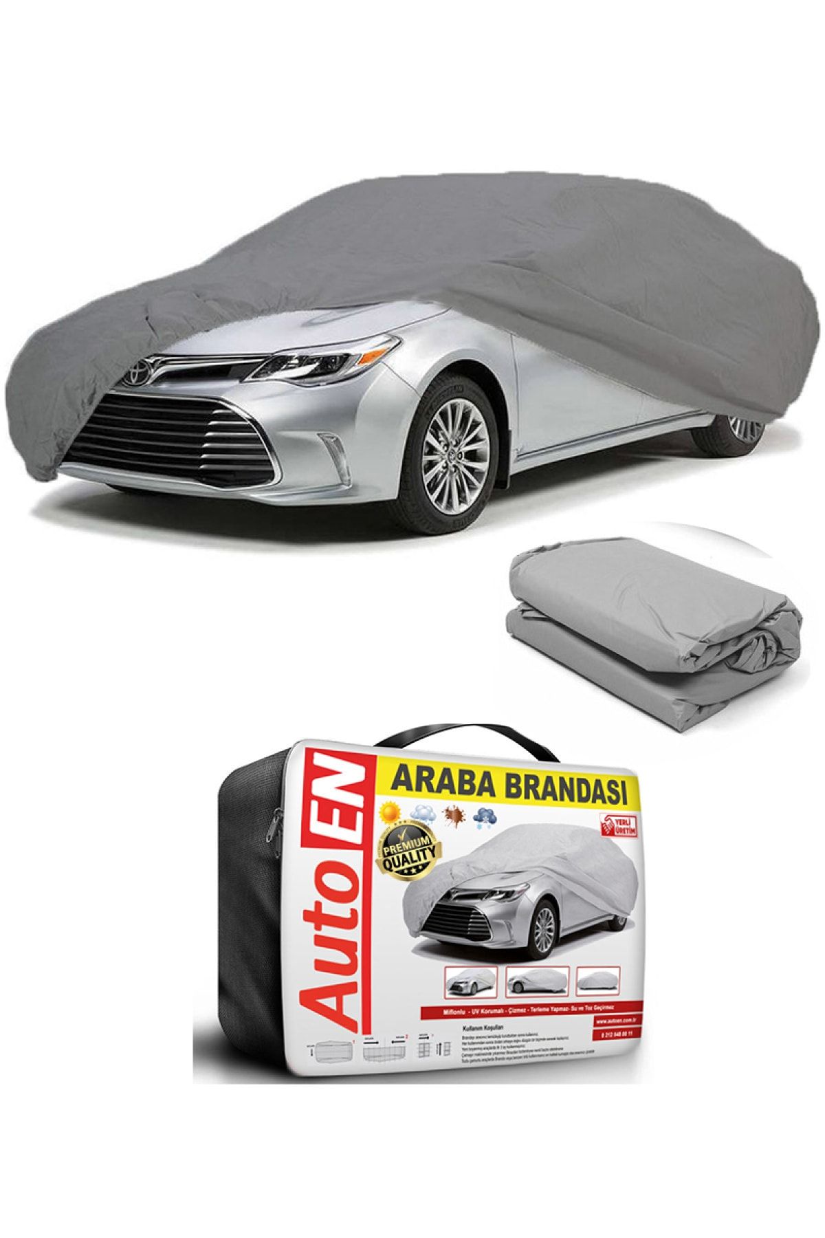AutoEN Premium Kalın Toyota Auris Oto Branda Araba Çadırı Kalite (2007-2012)