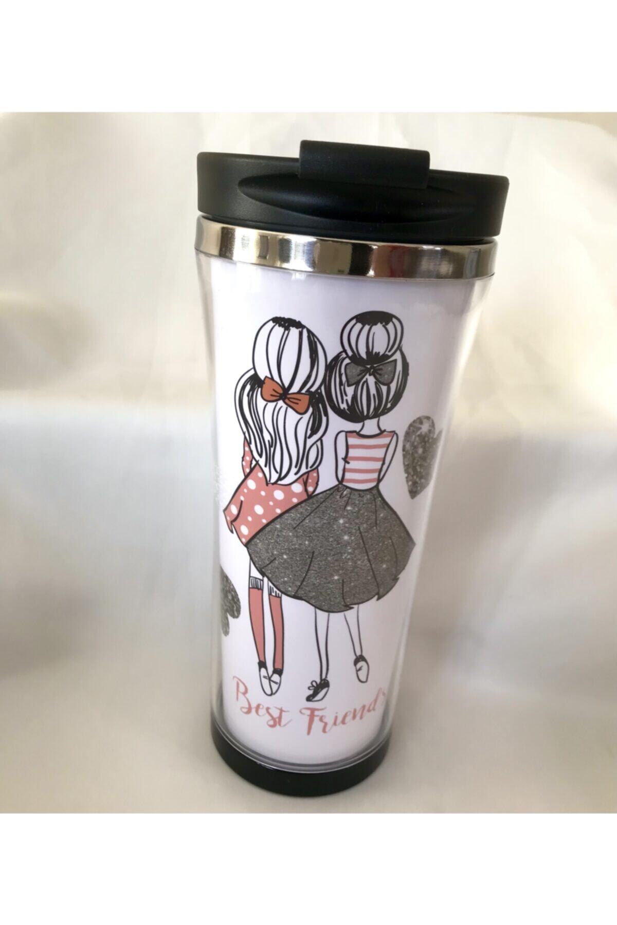 PARADİSE'S NOTES Best Friend Tasarımlı 400 ml Mug Bardak