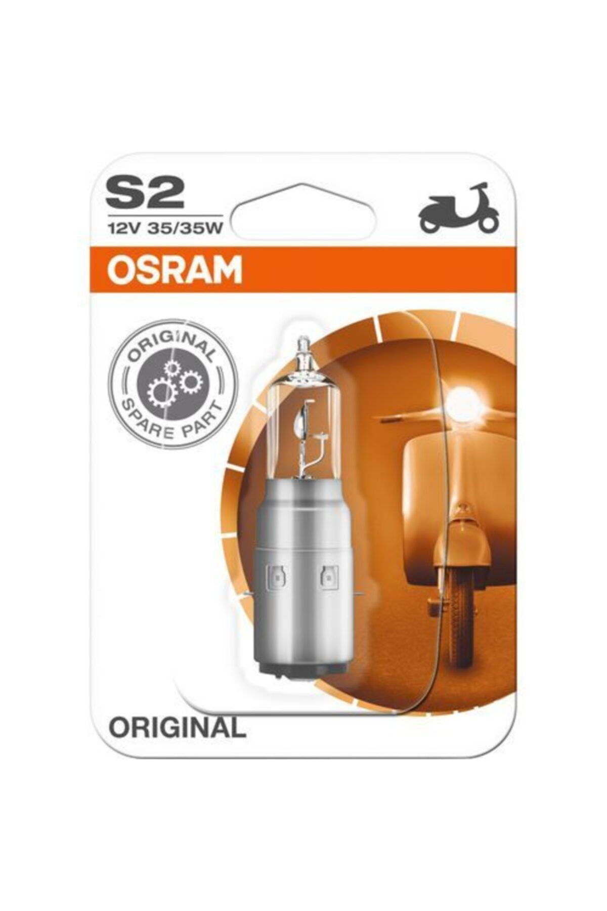 Osram 12v Ba20d 64327 Halogen Motorsiklet Far Ampulü