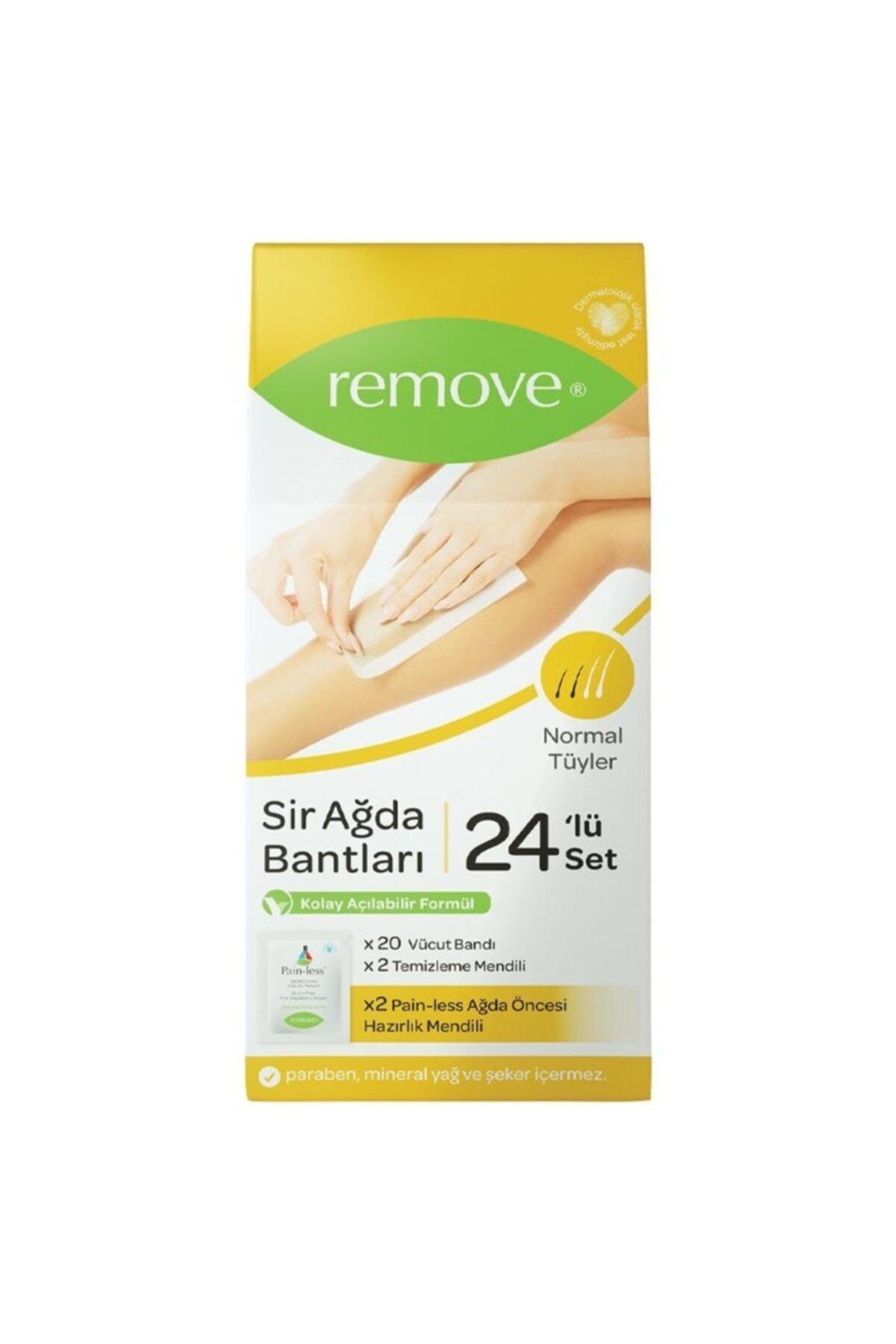 remove Sir Ağda Bantları 24'lü Set - Normal Tüyler