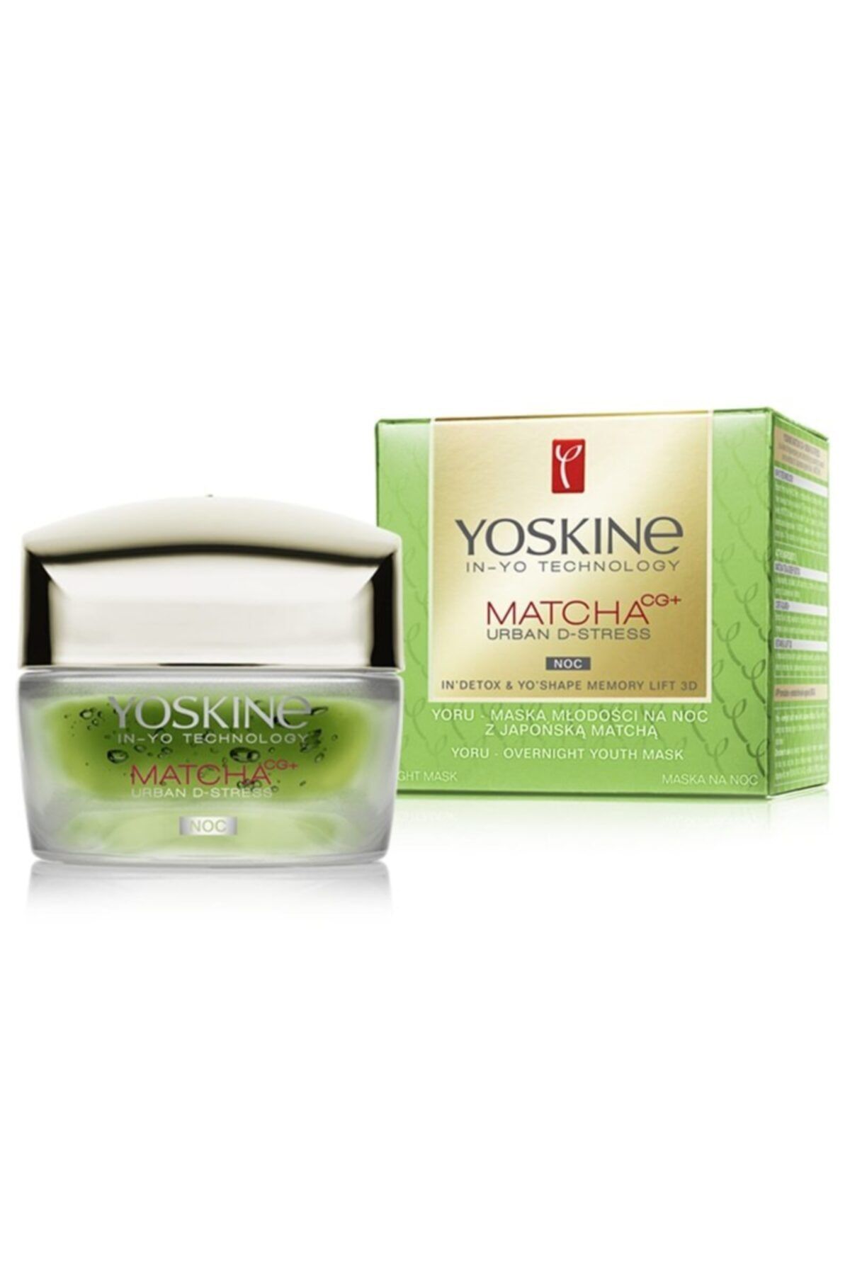 yoskine Matcha Urban D-stress Antioksidan Etkili Cilt Maskesi 50 Ml