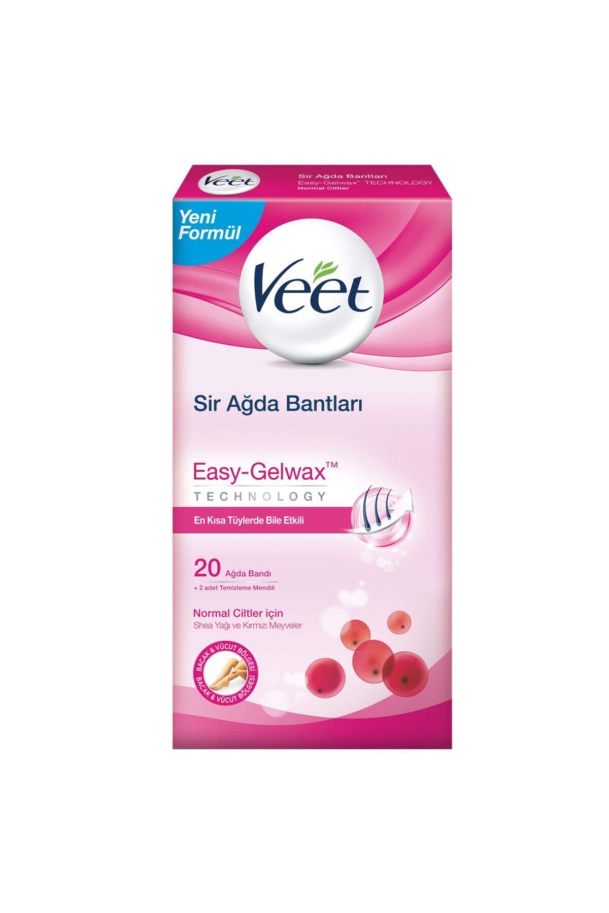 Veet Ağda Bandı 20'li Normal Ciltler Için