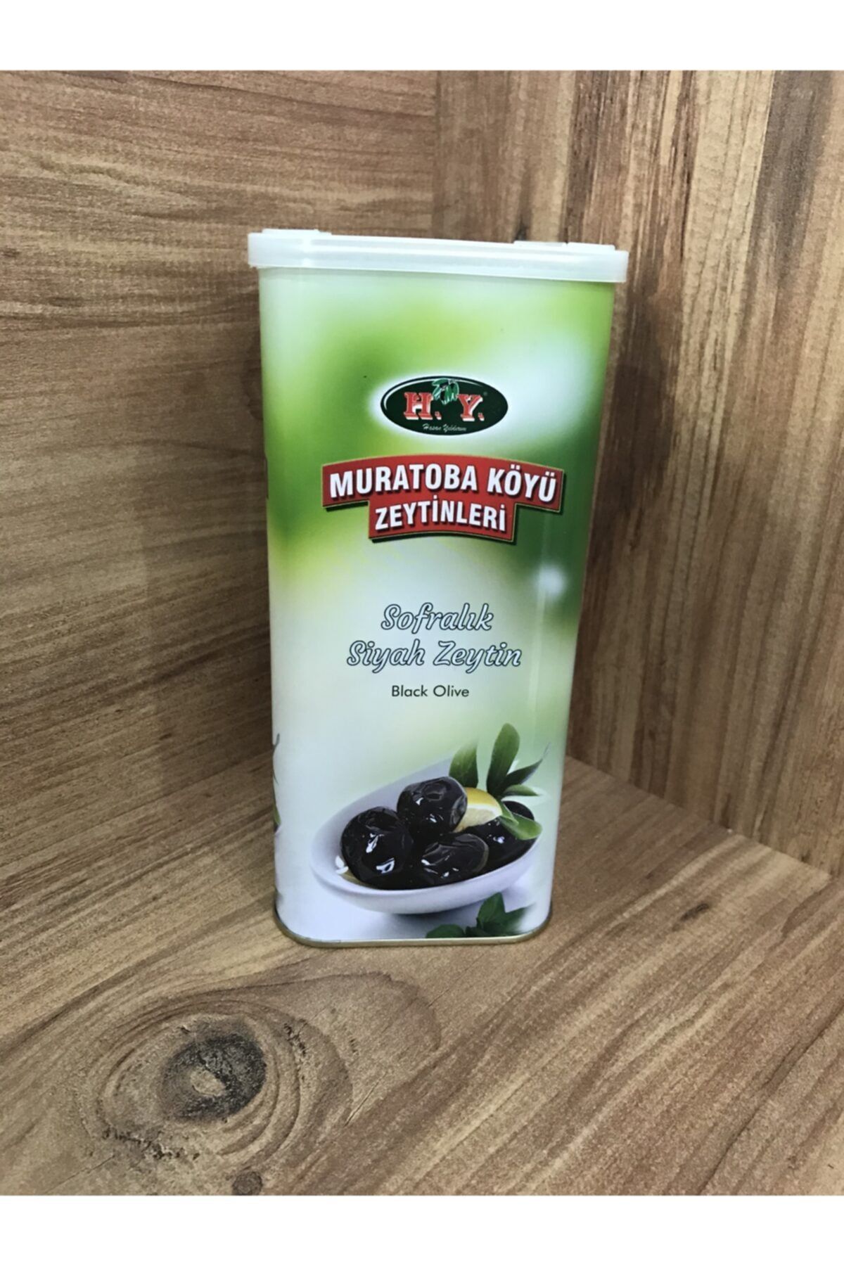 H.Y. ZEYTİN Sofralık Muratoba Köyü Zeytini (231-290)(900 GR)( Teneke)
