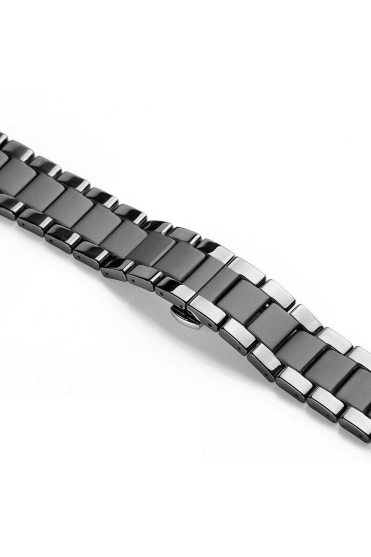 AktarMobile Amazfit Gts 2 42 Mm Uyumlu Seramik Metal Kordon Mat & Parlak Premium Seramik Kayış