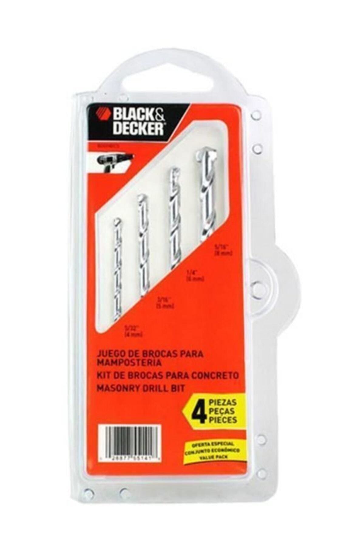 Black&Decker Bd0040cs 4 Parça Beton Matkap Uç Seti